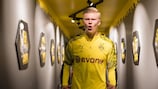 Erling Braut Haaland arrives at Dortmund on the back of an incredible year