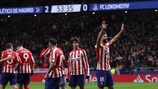 Felipe festeja a passagem do Atlético aos oitavos-de-final na sexta jornada da fase de grupos