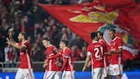 O Benfica disputou a fase de grupos da Champions League