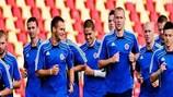 Slovan Bratislava are back in training as they gear up to meet Tobol