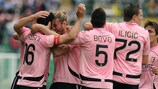 Palermo (pictured) will play Thun in the third qualifying round