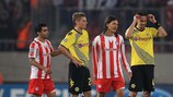 Émotions différentes pour les joueurs de l'Olympiacos et Dortmund lors de la 3e journée