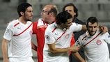 Olympiacos enjoy their matchday five victory in Marseille