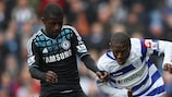 Ramires (left) suffered knee ligament damage during his side's 1-0 FA Cup win at QPR