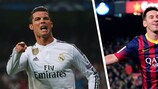 Cristiano Ronaldo e Lionel Messi estão empatados nos 75 golos