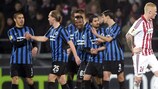 Club Brugge have not lost any of their last six European home games
