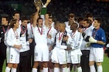 Madrid feiert seinen dritten Triumph im Jahre 2002