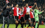 Feyenoord celebrate their victory