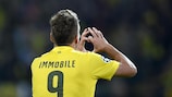 Ciro Immobile scored his first UEFA Champions League goal in the home win over Arsenal