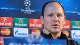 Maribor coach Ante Šimundža ahead of Chelsea's visit