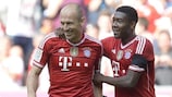 Arjen Robben and David Alaba are in confident mood
