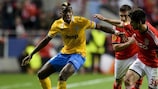 Action from Benfica's 2-1 first-leg win in Lisbon