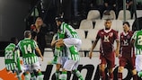Dídac Vilà opened the scoring for Betis against Rubin in the first leg