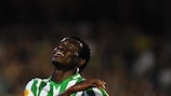 Nosa hit the post for Betis in the sides' first meeting