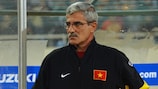 Henrique Calisto in the dugout during his time as Vietnam coach