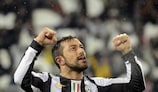 Fabio Quagliarella festeja após marcar o segundo golo da Juventus