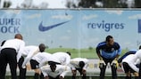Portos Spieler bereiten sich auf die Partie gegen Málaga vor