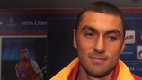 Burak Yılmaz s'exprime après la rencontre au micro d'UEFA.com