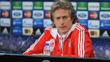Benfica coach Jorge Jesus is without four 'important players' for the match