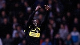 Kwame Karikari celebrates AIK's goal at PSV