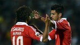 Nolito e Pablo Aimar del Benfica conoscono bene il Barcellona
