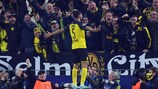 Achraf Hakimi celebrates scoring for Dortmund against Inter