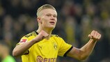 Erling Braut Haaland le jeune attaquant norvégien de 19 ans continue d'impressionner à Dortmund