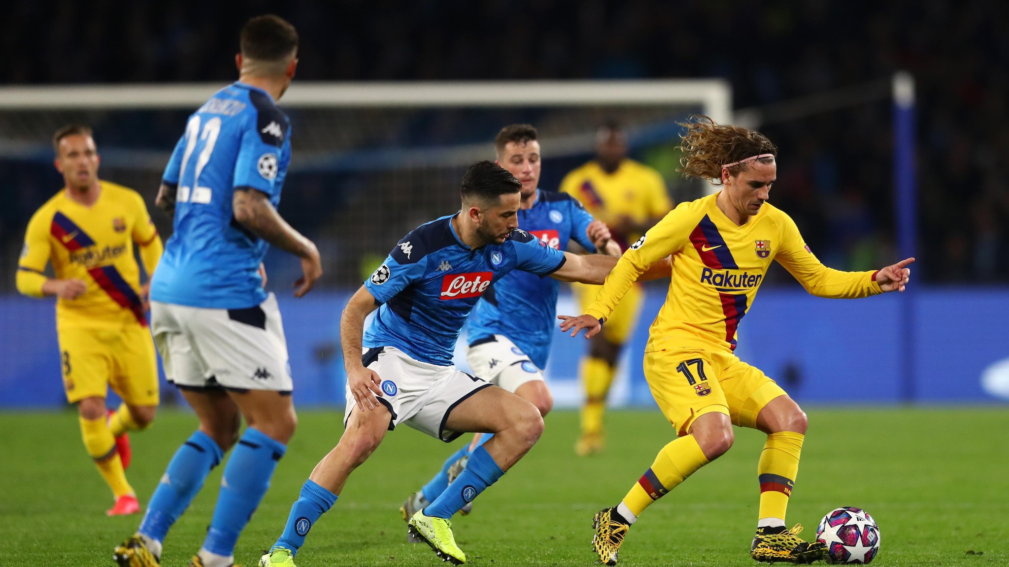 Napoli-Barcelona | Crónica Nápoles - Barcelona 1-1: Griezmann da ...
