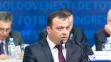 Новый президент Федерации футбола Молдовы Леонид Олейниченко