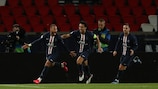 Neymar fête l'ouverture du score de Paris