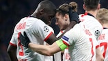 Dayot Upamecano and Marcel Sabitzer are two of five Leipzig players in an otherwise Spanish-accented squad