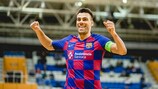 Sergio Lozano capitaneou o Barça rumo a nova fase final