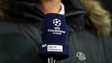 A UEFA Champions League microphone