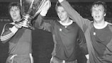 Bayern celebrate winning the 1974/75 European Cup final