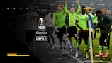 El Ajax celebra su clasificación ante el Schalke