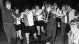 Feyenoord celebrate winning the 1969/70 European Cup final