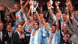 A Lazio conquistou a Supertaça Europeia de 1999