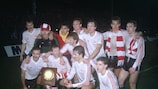 "Абердин" празднует победу в Суперкубке УЕФА-1983