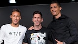 Neymar, Messi et Ronaldo, trois historiques de la Champions League