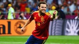 Juan Mata erzielte im Finale der UEFA EURO 2012 das vierte Tor für Spanien
