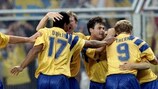 Tomas Brolin war bei der EURO '92 der herausragende Spieler der Schweden