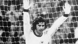 Gerd Müller , 11 buts pour l'Allemagne de l'Ouest lors de l'édition 1972 du Championnat d'Europe de l'UEFA
