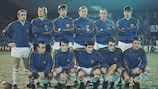 La selección belga que logró la tercera plaza en el torneo de 1972