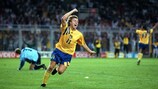 Le Suédois Tomas Brolin a marqué le but de la victoire contre l'Angleterre