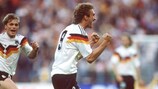 Rudi Völler ha regalato il successo alla Germania Ovest con una doppietta