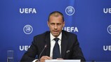 Frasi chiave: il presidente UEFA sul ritorno in campo del calcio europeo