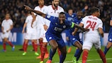 Leicester storm back to advance at expense of Sevilla