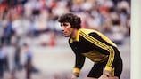 Jean-Marie Pfaff na selecção da Bélgica na final de 1980