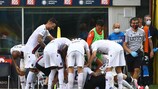 La gioia del Bologna: la squadra di Mihajlović ha vinto 2-1 in rimonta in casa dell'Inter