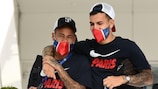Neymar e Leandro Paredes são duas das armas do PSG para o embate diante do Leipzig